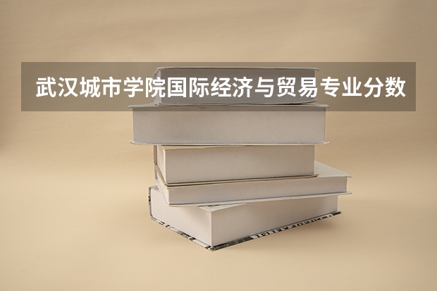 武汉城市学院国际经济与贸易专业分数线是多少(近三年分数线一览)