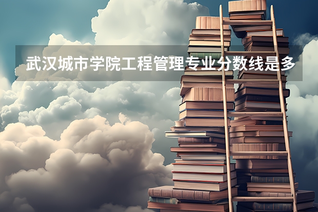 武汉城市学院工程管理专业分数线是多少(近三年分数线一览)