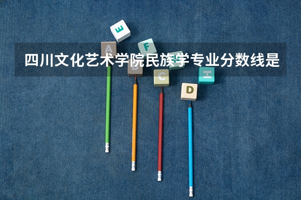 四川文化艺术学院民族学专业分数线是多少(近三年分数线一览)
