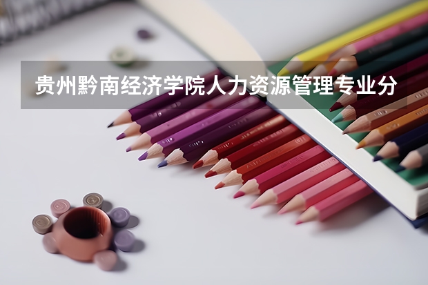 贵州黔南经济学院人力资源管理专业分数线是多少(近三年分数线一览)
