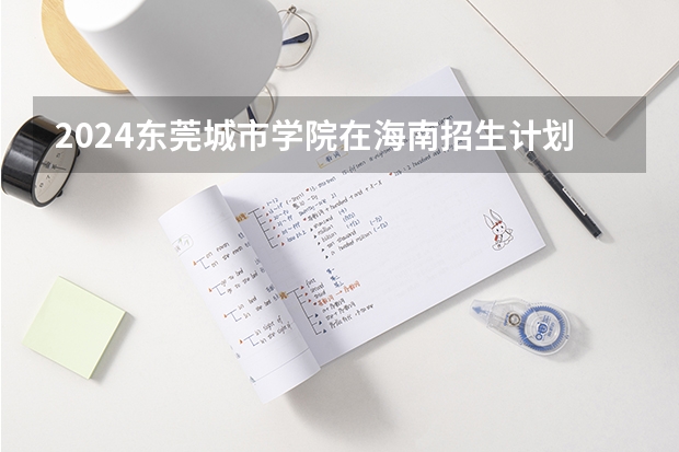 2024东莞城市学院在海南招生计划表