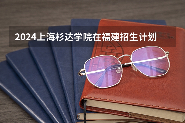 2024上海杉达学院在福建招生计划表