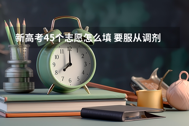 新高考45个志愿怎么填 要服从调剂吗