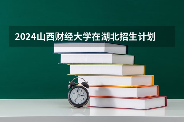 2024山西财经大学在湖北招生计划表