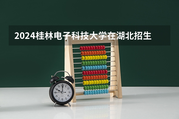 2024桂林电子科技大学在湖北招生计划表