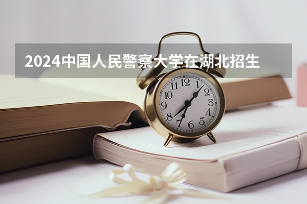 2024中国人民警察大学在湖北招生计划表