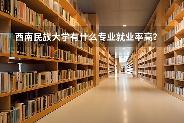 西南民族大学有什么专业就业率高？