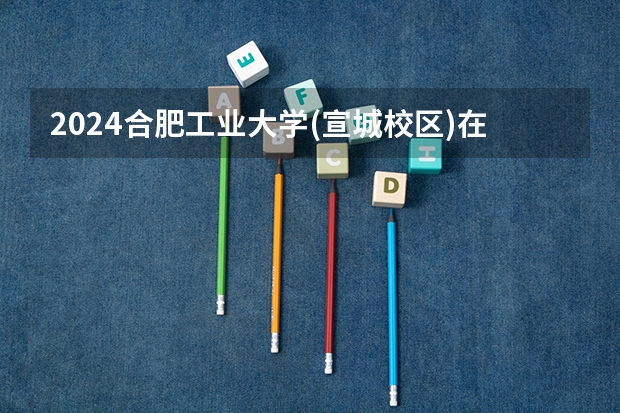 2024合肥工业大学(宣城校区)在甘肃招生计划表