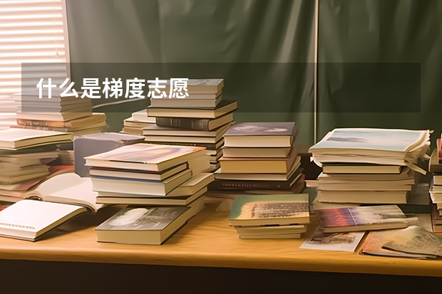 什么是梯度志愿