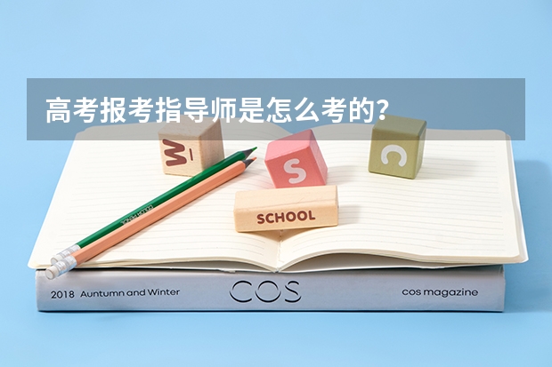 高考报考指导师是怎么考的？