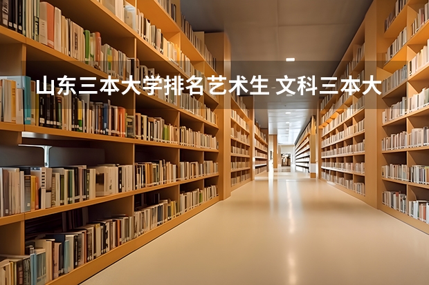 山东三本大学排名艺术生 文科三本大学排名