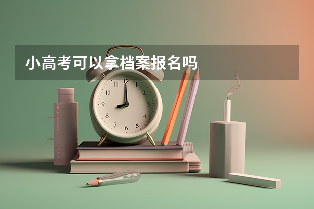 小高考可以拿档案报名吗