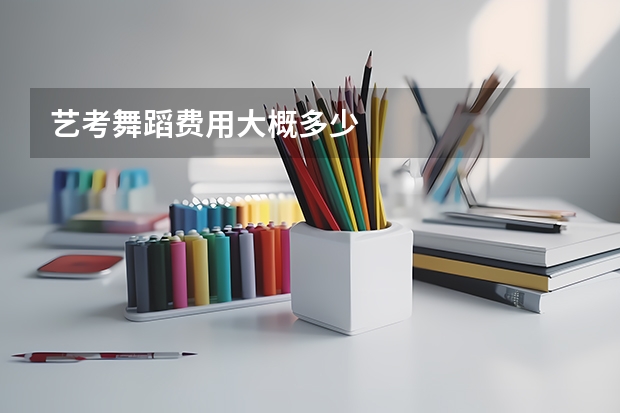 艺考舞蹈费用大概多少