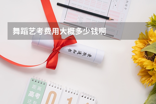 舞蹈艺考费用大概多少钱啊