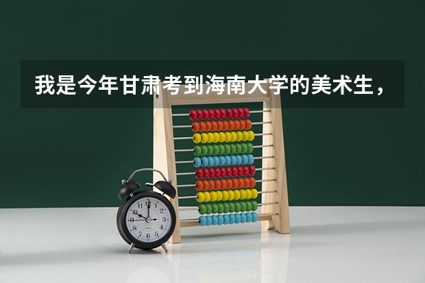 我是今年甘肃考到海南大学的美术生，我应该都带些什么过去，甘肃到海南坐火车好还是飞机好？