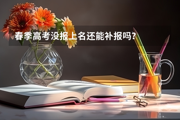 春季高考没报上名还能补报吗？