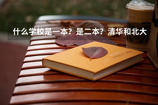 什么学校是一本？是二本？清华和北大算是一本吗？
