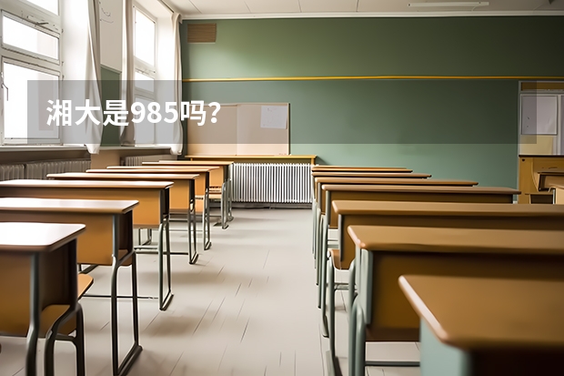 湘大是985吗？