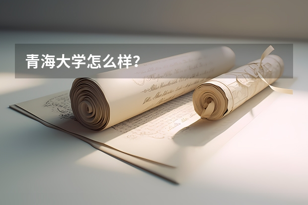 青海大学怎么样？