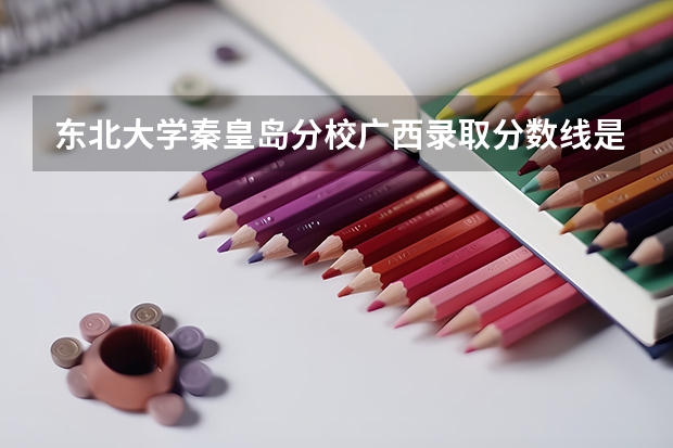 东北大学秦皇岛分校广西录取分数线是多少 招生人数是多少
