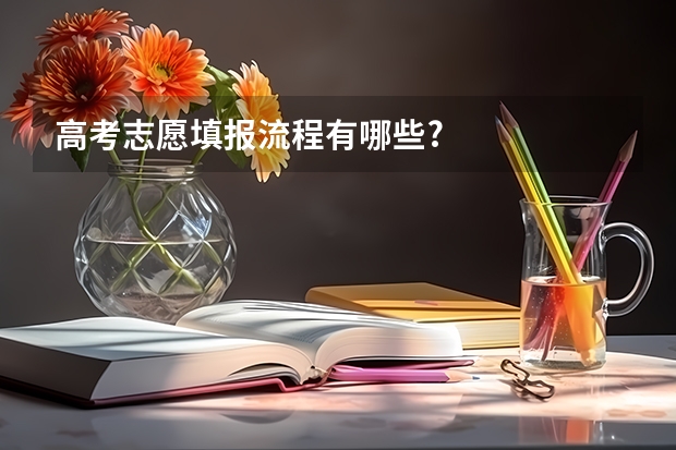 高考志愿填报流程有哪些?