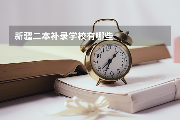 新疆二本补录学校有哪些
