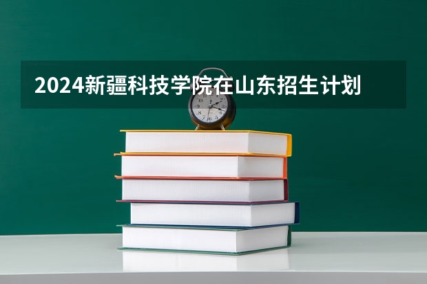 2024新疆科技学院在山东招生计划表