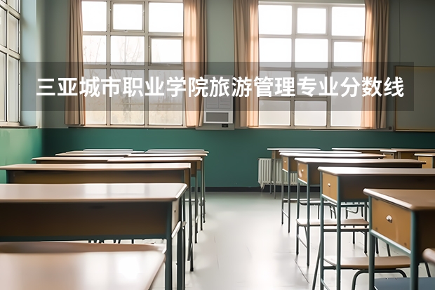 三亚城市职业学院旅游管理专业分数线是多少(近三年分数线一览)