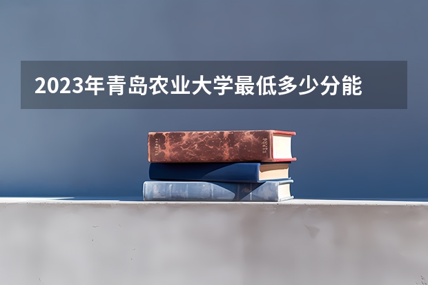 2023年青岛农业大学最低多少分能录取 
