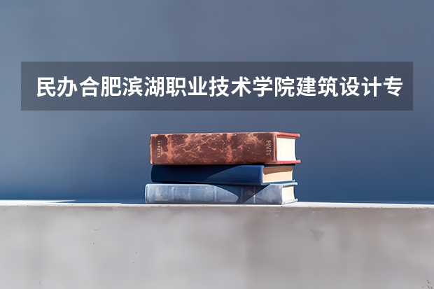 民办合肥滨湖职业技术学院建筑设计专业分数线是多少(近三年分数线一览)