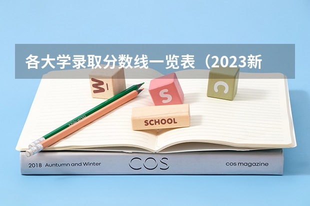 各大学录取分数线一览表（2023新高考一卷各省分数线）